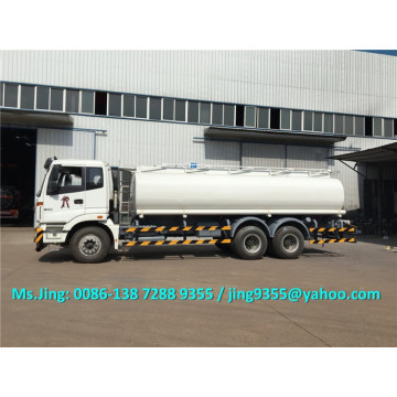 De boa qualidade Foton 6x4 fuel tanker capacidade 20-25 m3 fuel tanker truck venda no Uzbequistão